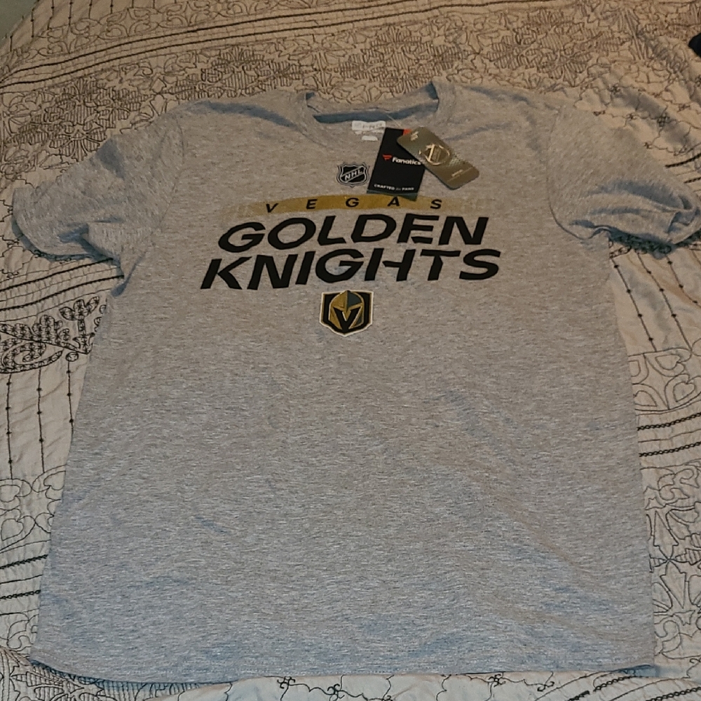 Fanatics Vegas Golden Knights Gray Tee Medium